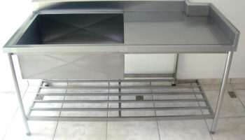 bancada inox cuba padarias